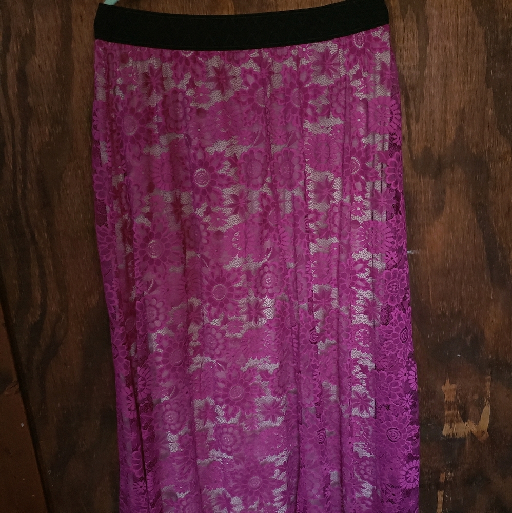 LuLaRoe Lace Lucy Skirt